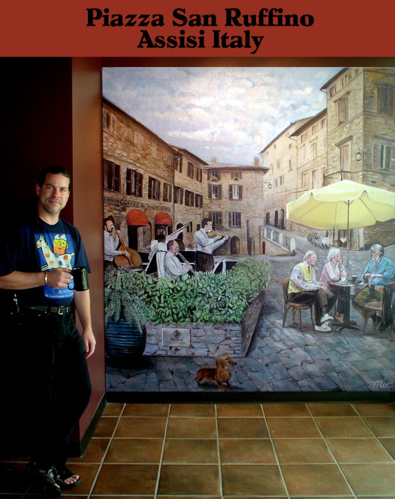 "Piazza San Rufino", Assisi