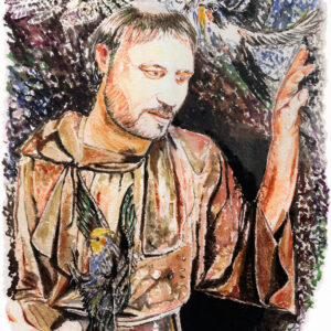 St. Francis and Falling Bird